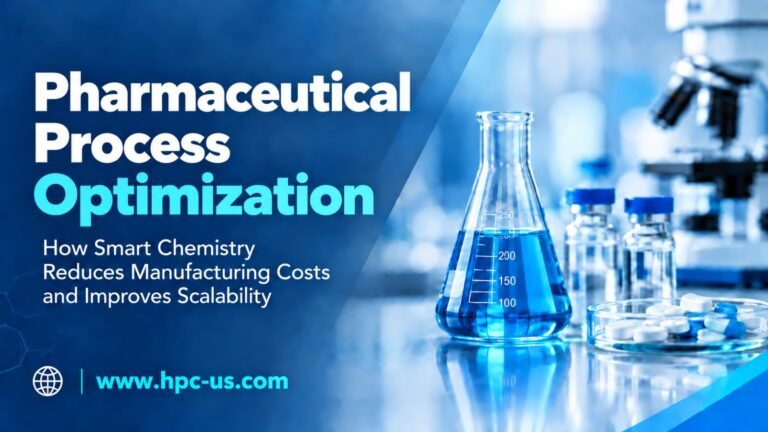 Pharmaceutical Process Optimization: How Smart Chemistry Reduces Manufacturing Costs and Improves Scalability